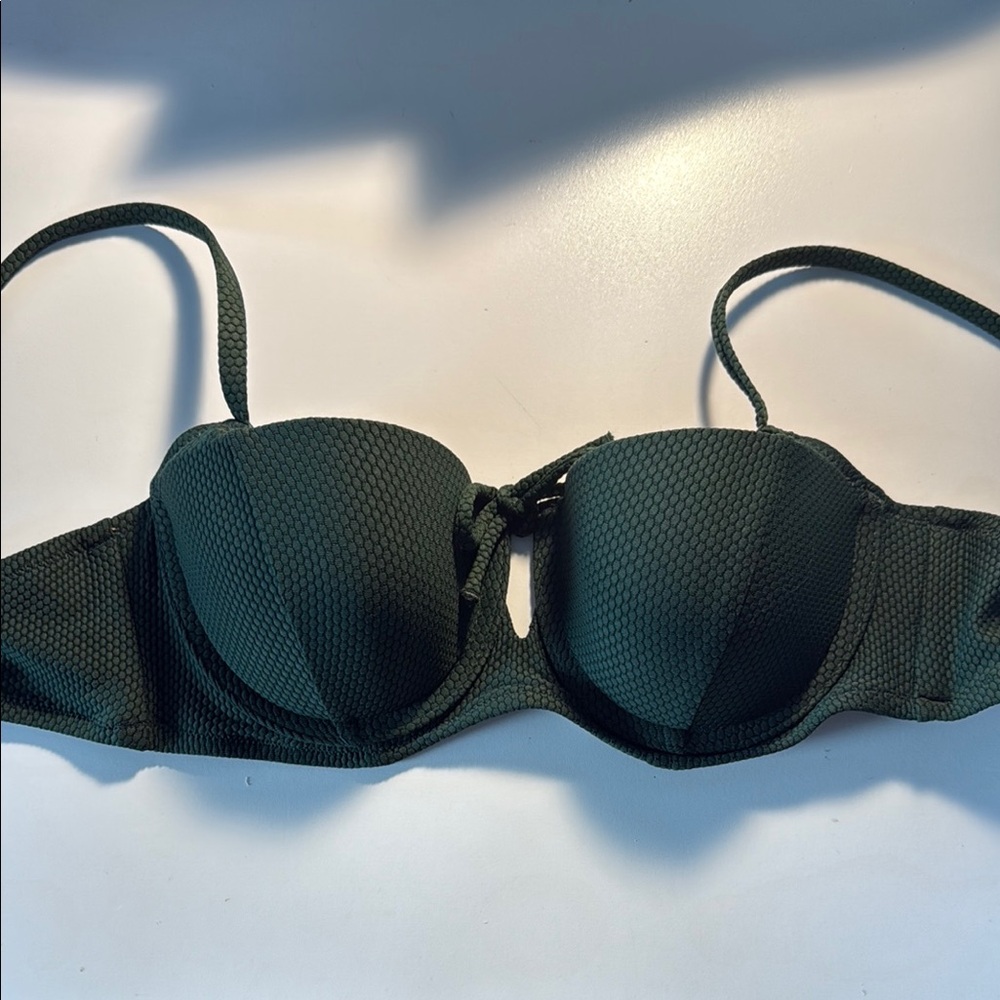 Shade & Shore Green Bikini Top